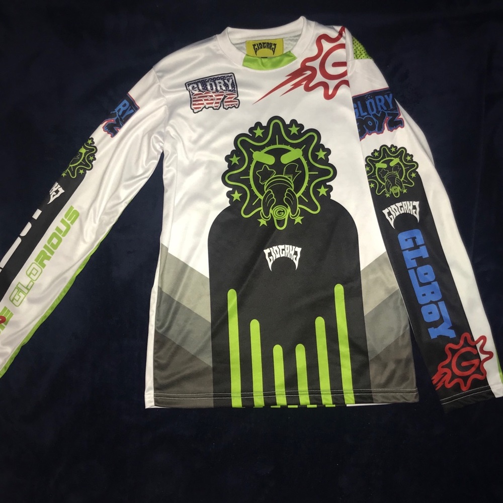 Glo Gang motorcross shirt size small